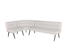 Set van eetkamerbank en 2 armstoelen LUNA / BRIGIT C-PRM-8-SET1