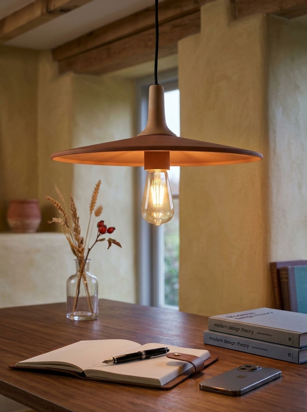 Hanglamp BRAMPTON - Bruin PMX 39767-CIN-15