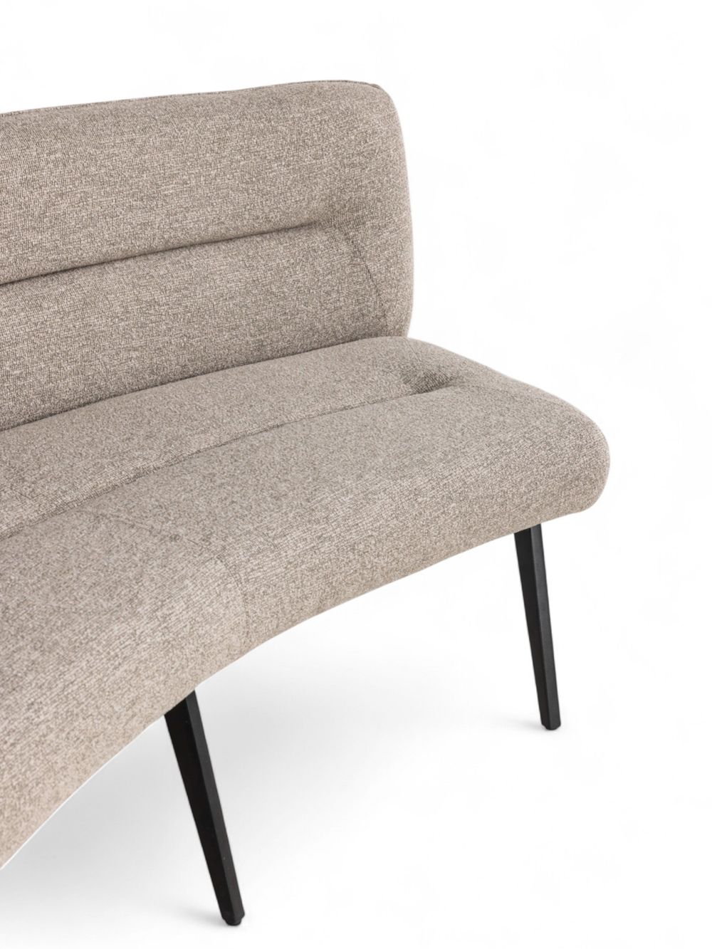 Set van eetkamerbank en 3 armstoelen LUNA - Bruin C-PRM-7-SET2