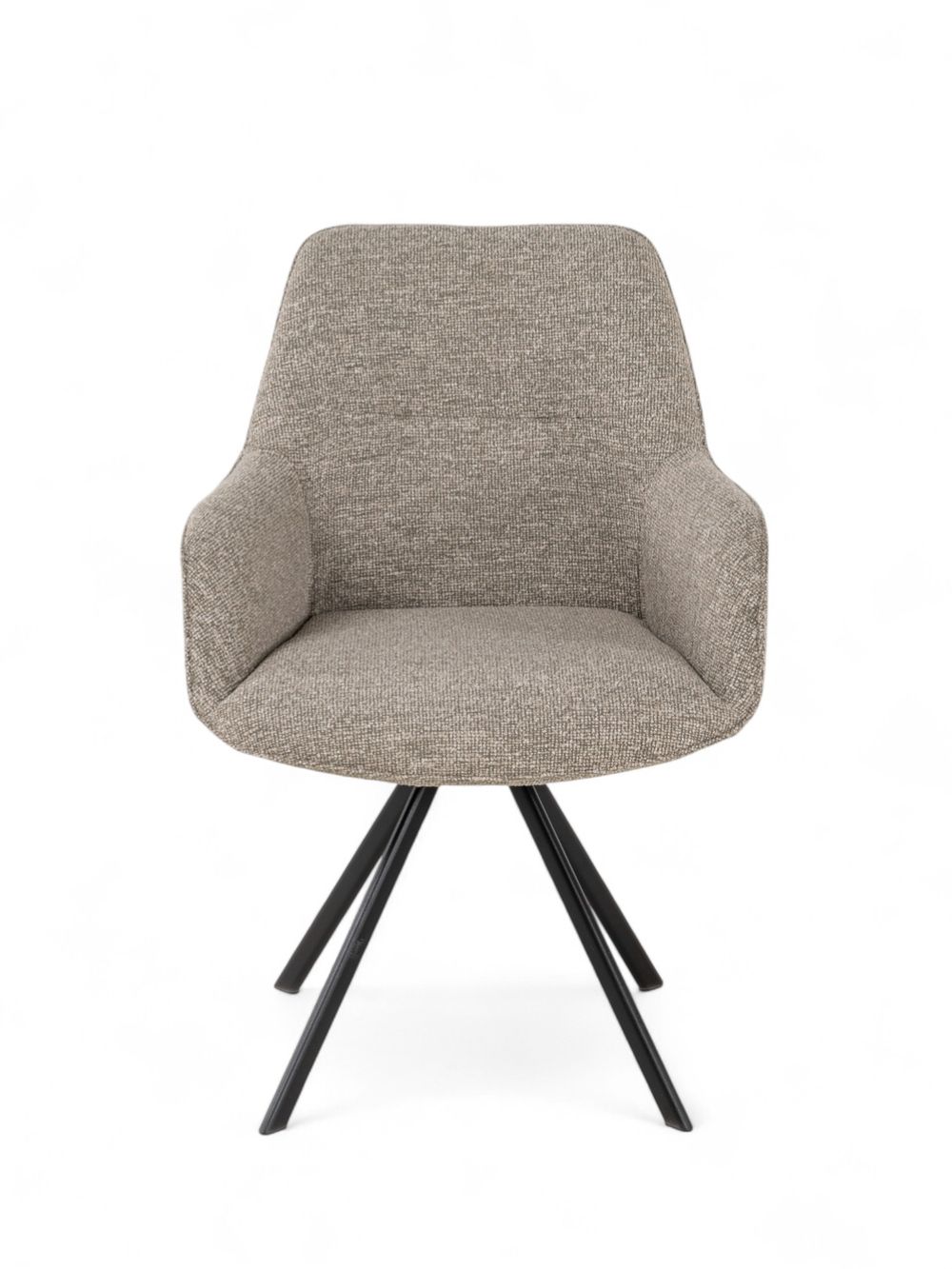 Set van eetkamerbank en 3 armstoelen LUNA - Bruin C-PRM-7-SET2