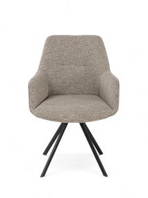 Set van eetkamerbank en 3 armstoelen LUNA - Bruin C-PRM-7-SET2