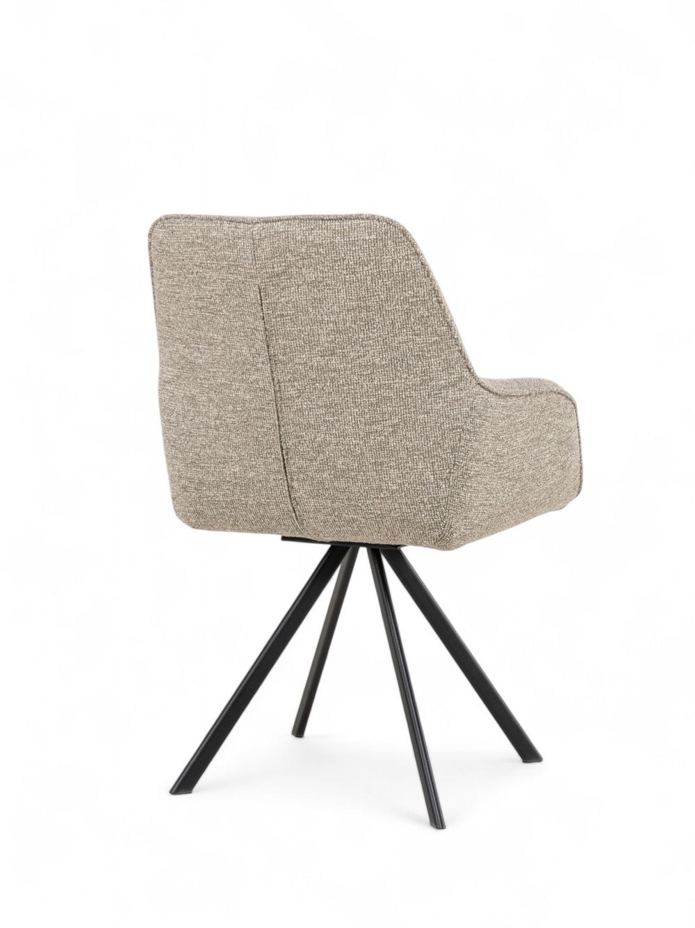 Set van eetkamerbank en 3 armstoelen LUNA - Bruin C-PRM-7-SET2
