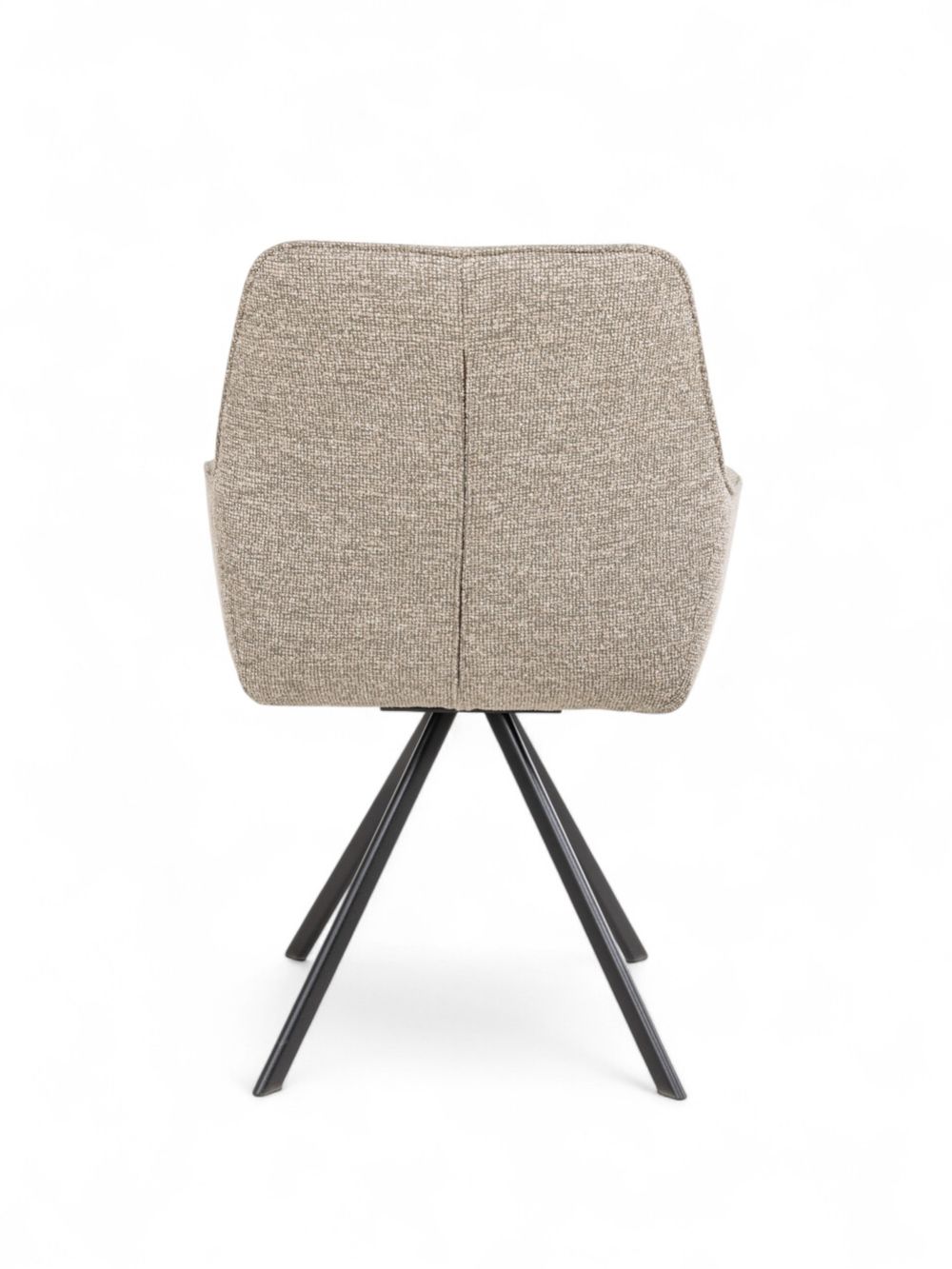 Set van eetkamerbank en 3 armstoelen LUNA - Bruin C-PRM-7-SET2