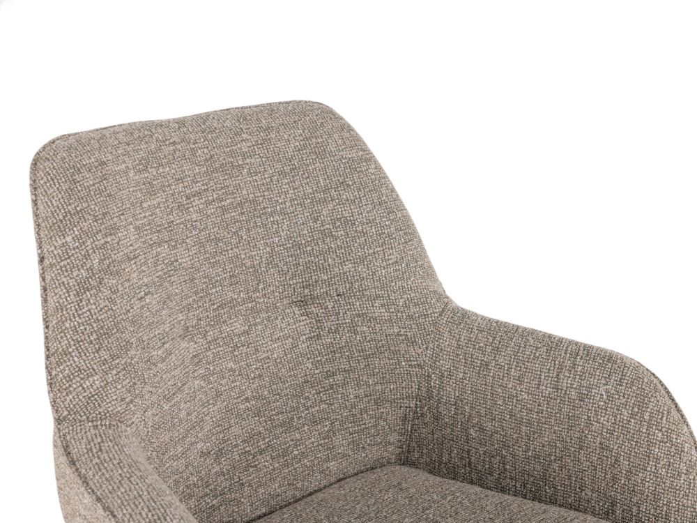 Set van eetkamerbank en 3 armstoelen LUNA - Bruin C-PRM-7-SET2