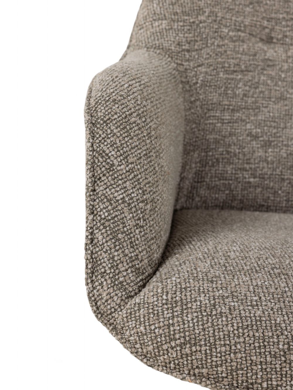 Set van eetkamerbank en 3 armstoelen LUNA - Bruin C-PRM-7-SET2