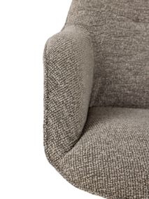 Set van eetkamerbank en 3 armstoelen LUNA - Bruin C-PRM-7-SET2