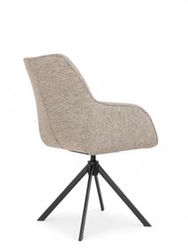 Set van eetkamerbank en 3 armstoelen LUNA - Bruin C-PRM-7-SET2