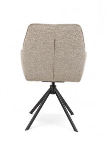 Set van eetkamerbank en 3 armstoelen LUNA - Bruin C-PRM-7-SET2