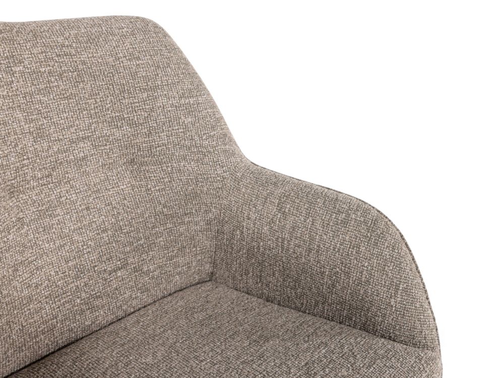 Set van eetkamerbank en 3 armstoelen LUNA - Bruin C-PRM-7-SET2