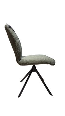 Set van 6 draaibare eetkamerstoelen BRIGITA - Groe C-PRM-8-SET2
