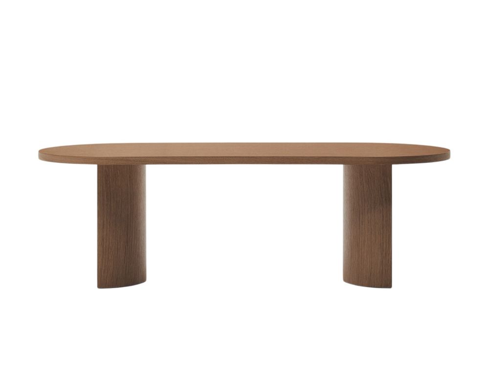 Eetkamertafel NEALY - Walnootfineer KAV T00013MW09