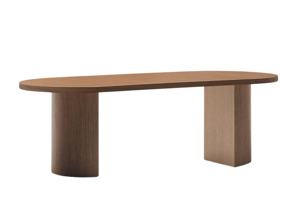 Eetkamertafel NEALY - Walnootfineer KAV T00013MW09