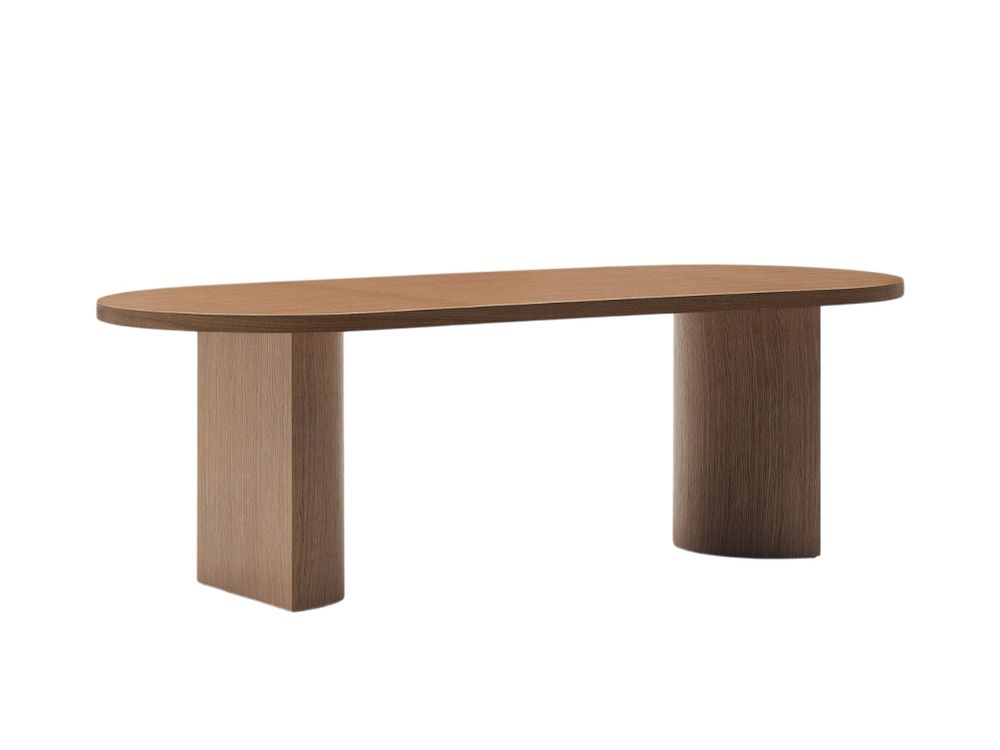 Eetkamertafel NEALY - Walnootfineer KAV T00013MW09