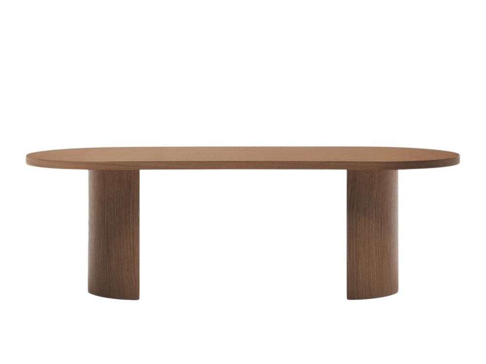 Eetkamertafel NEALY - Walnootfineer KAV T00013MW09