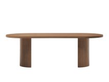 Eetkamertafel NEALY - Walnootfineer KAV T00013MW09