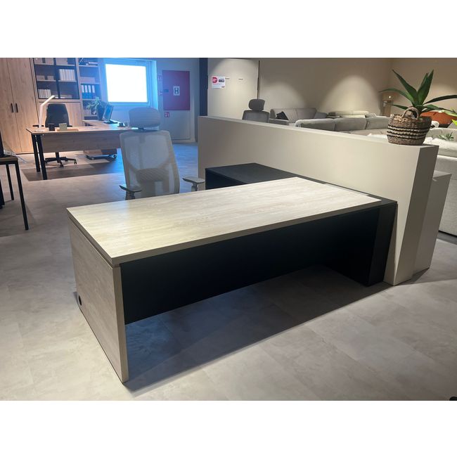 Hoekbureau G3 - Hout/Zwart