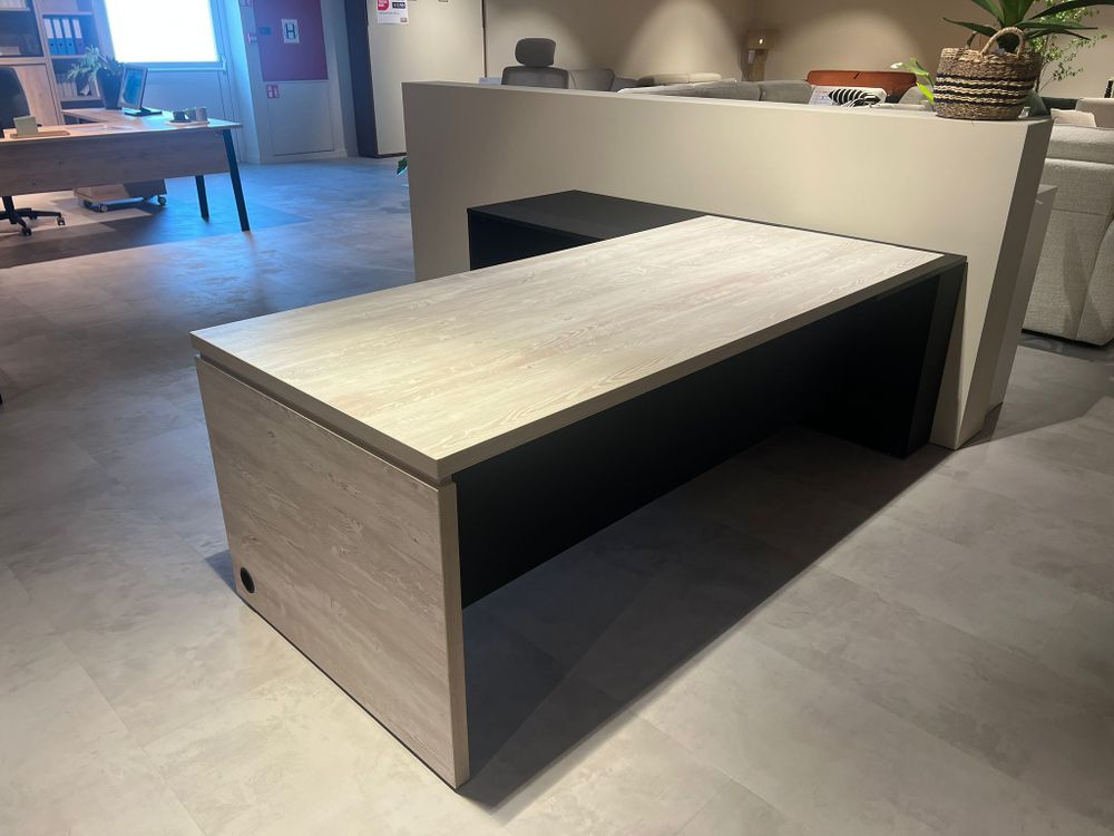 Hoekbureau G3 - Hout/Zwart C-GBE-11-SET1