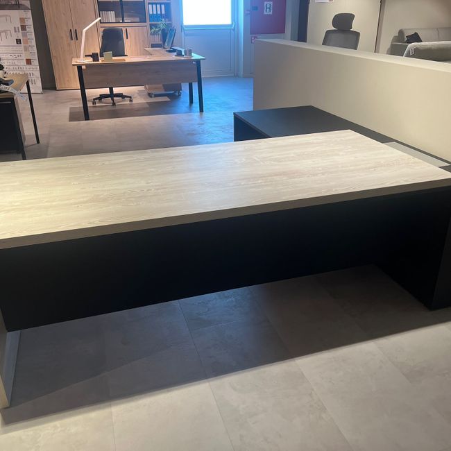 Hoekbureau G3 - Hout/Zwart