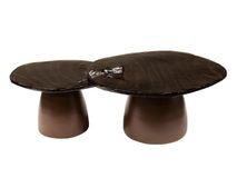 Set van 2 salontafels ECLIPSE - Antiek koper ZLS 3067-32A