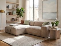 Hoekzetel BORAS - Beige ESS-71-TZ2