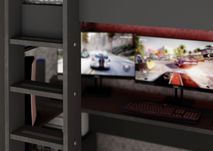 Hoogslaper met bureau BO5 - Antraciet TRA-5-000001