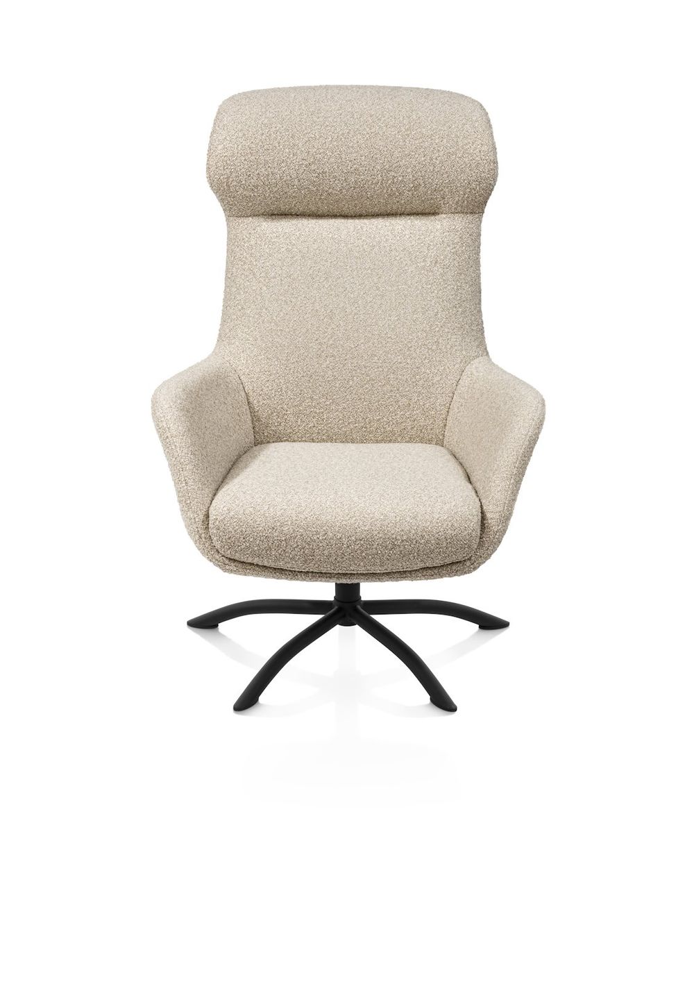 Draaifauteuil met voetbank LOMI - Beige XOO 43098-BEI