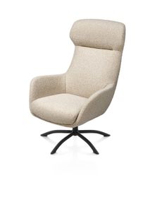 Draaifauteuil met voetbank LOMI - Beige XOO 43098-BEI