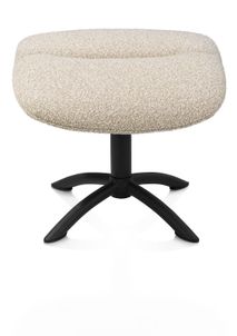 Draaifauteuil met voetbank LOMI - Beige XOO 43098-BEI