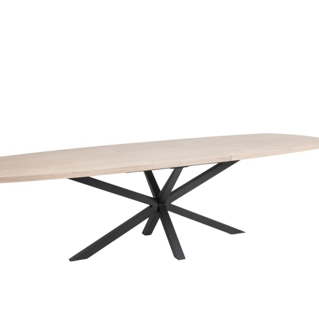 Uitschuifbare eetkamertafel MYLO - Misty oak
