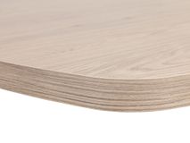 Uitschuifbare eetkamertafel MYLO - Misty oak MXF-16-TZ1