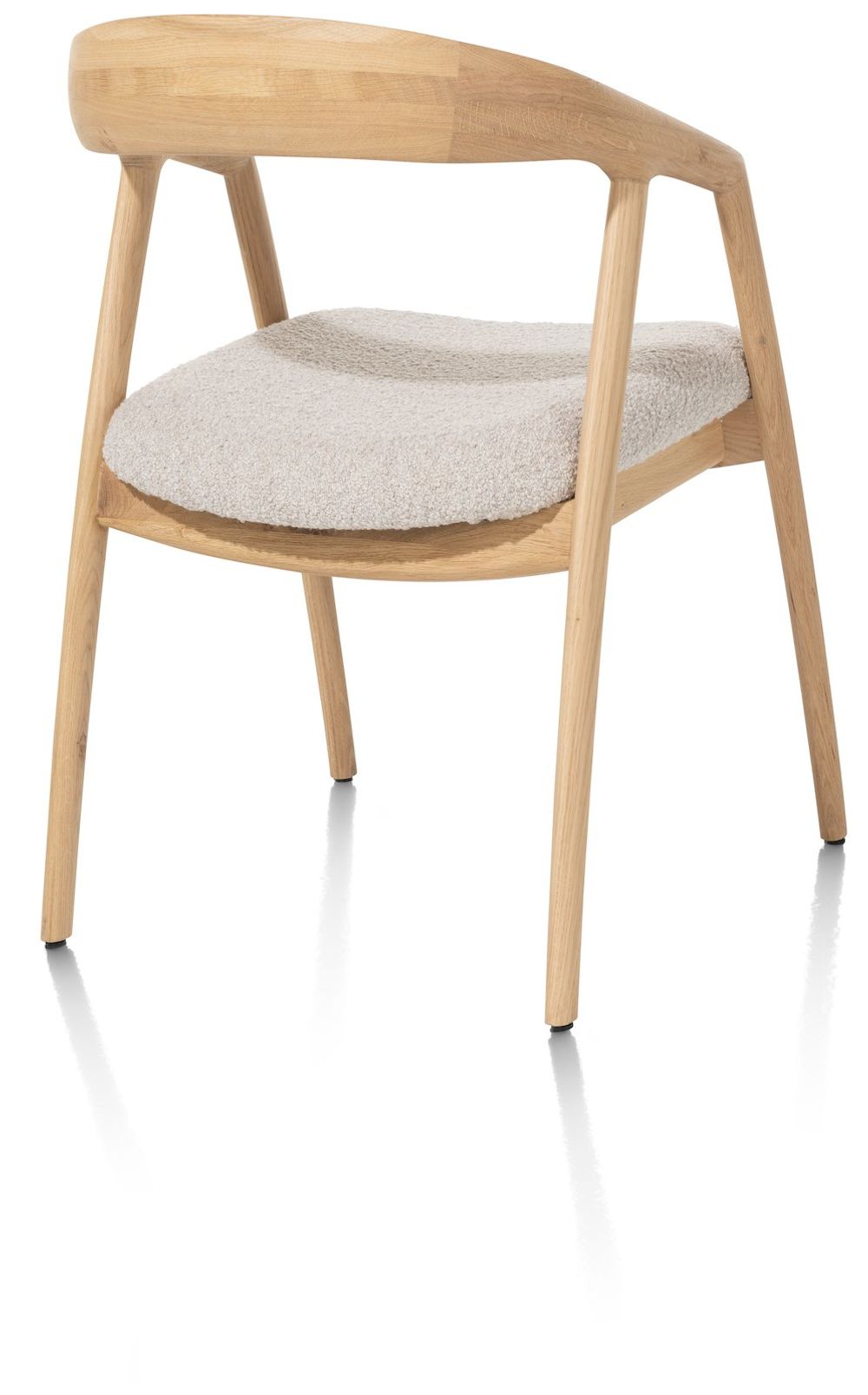 Armstoel DANTE - Eik / beige XOO 55143BEI