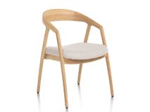 Armstoel DANTE - Eik / beige XOO 55143BEI