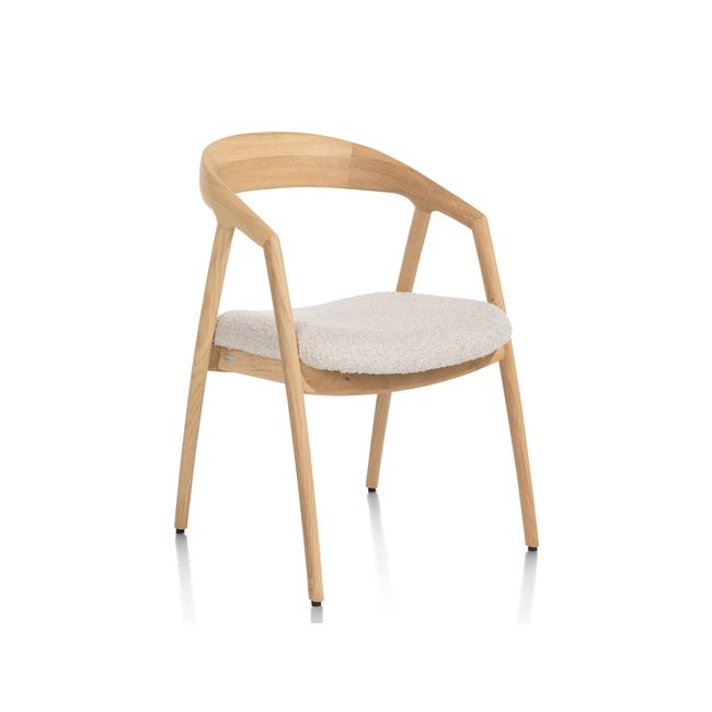 Armstoel DANTE - Eik / beige