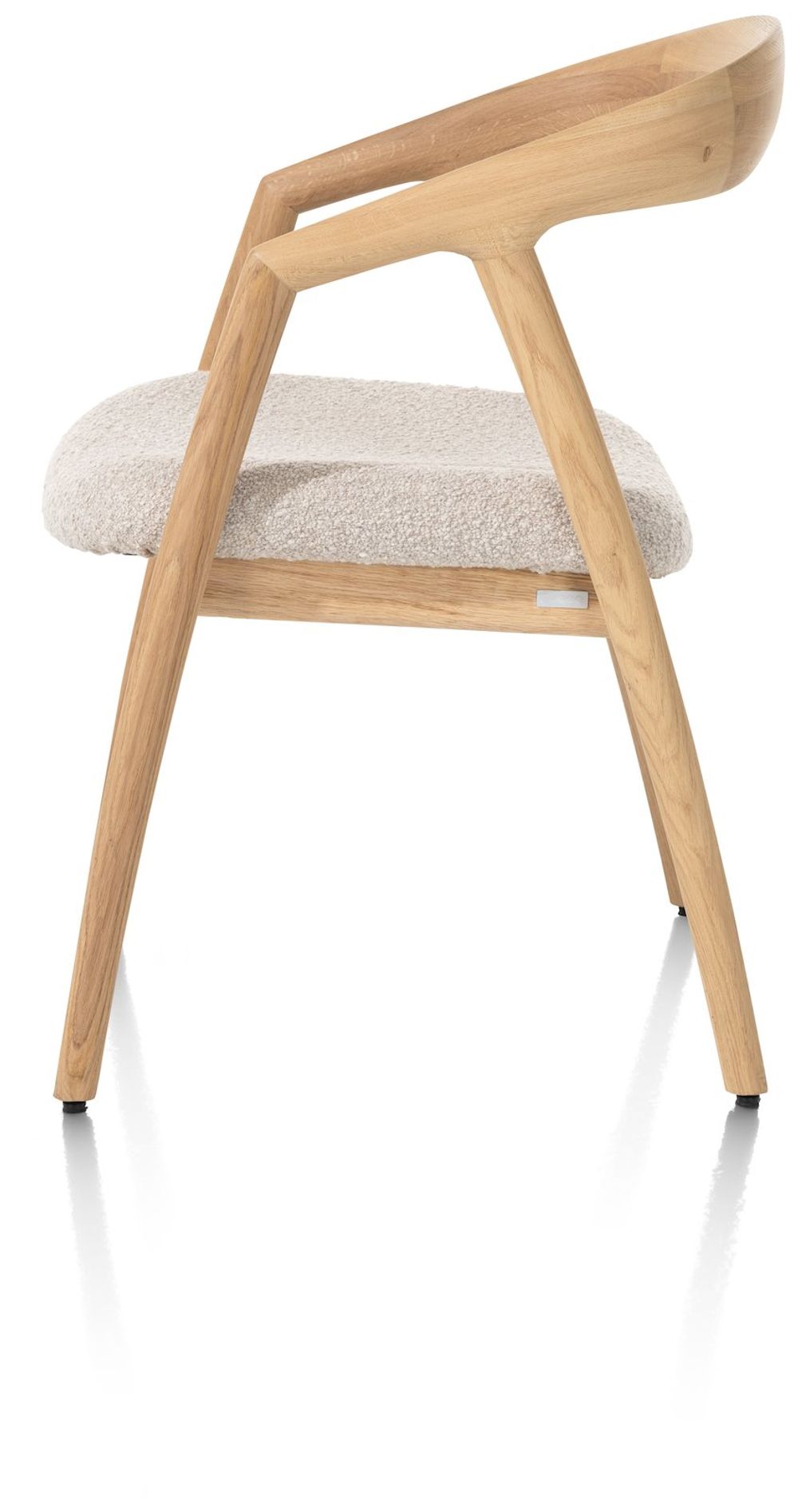 Armstoel DANTE - Eik / beige XOO 55143BEI