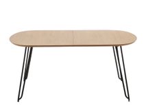 Uitschuifbare eetkamertafel NOVAC - Eikenfineer KAV CC1073M46