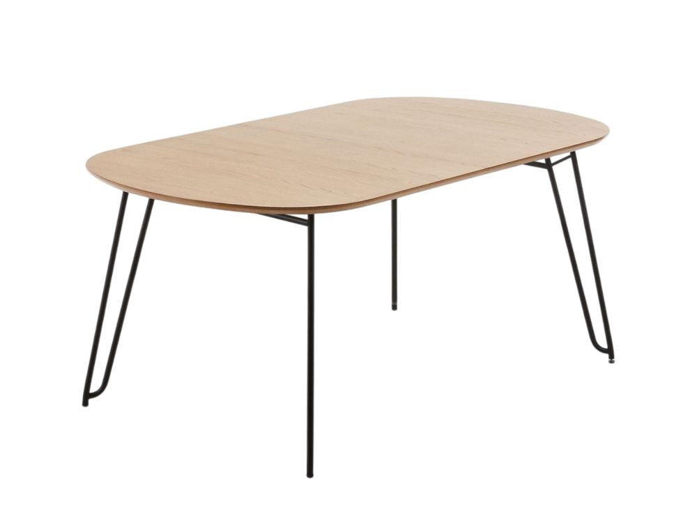 Uitschuifbare eetkamertafel NOVAC - Eikenfineer KAV CC1073M46