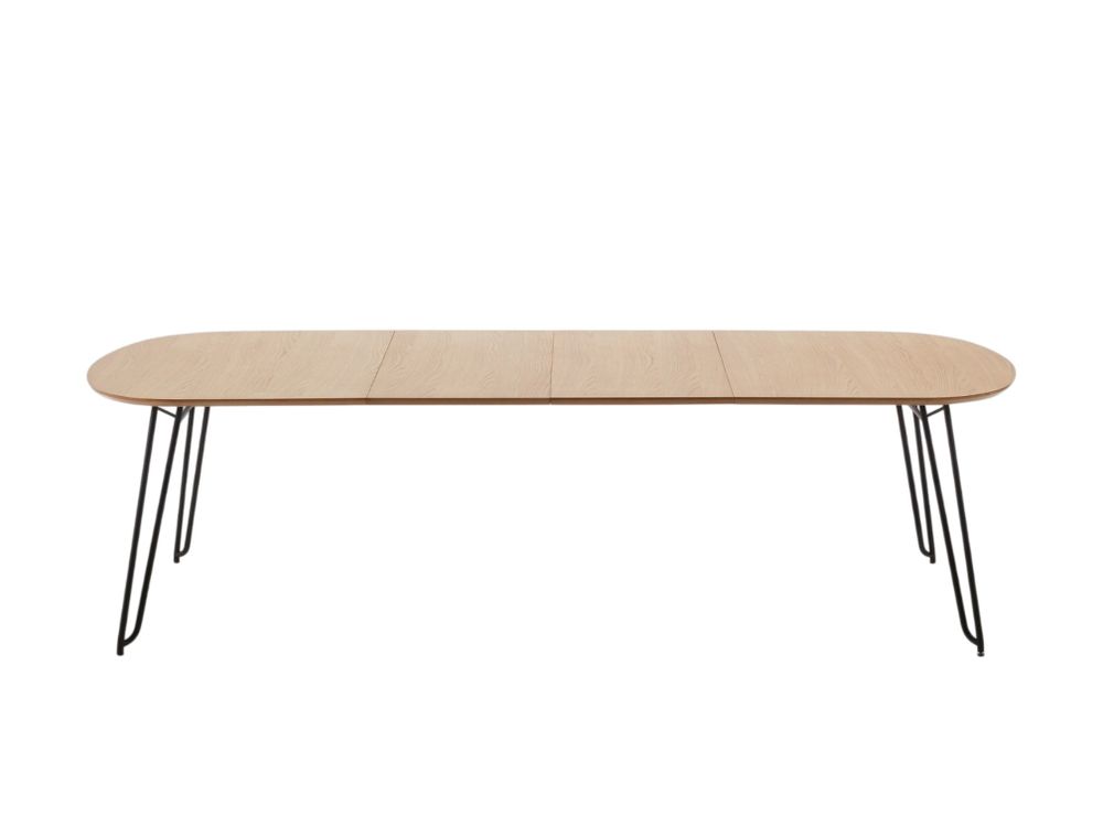 Uitschuifbare eetkamertafel NOVAC - Eikenfineer KAV CC1073M46