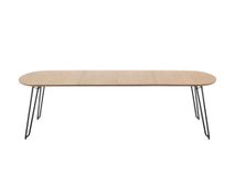 Uitschuifbare eetkamertafel NOVAC - Eikenfineer KAV CC1073M46