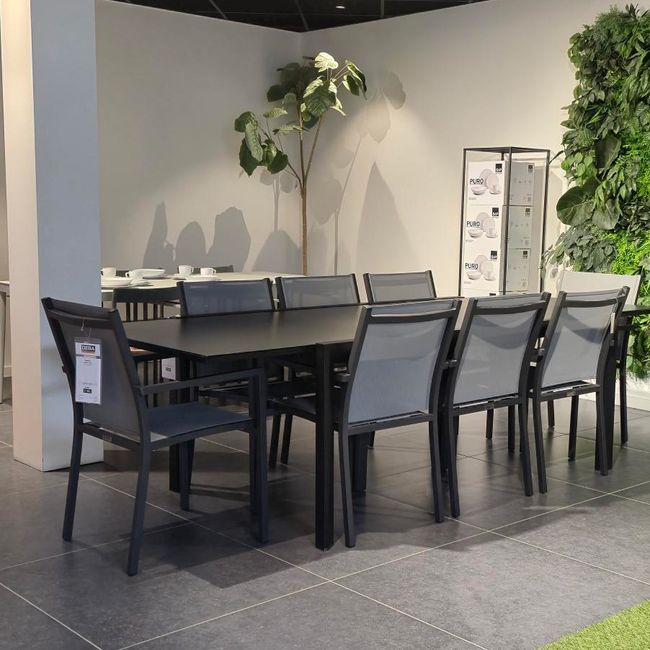 Set 6 tuinstoelen BARI - Grijs