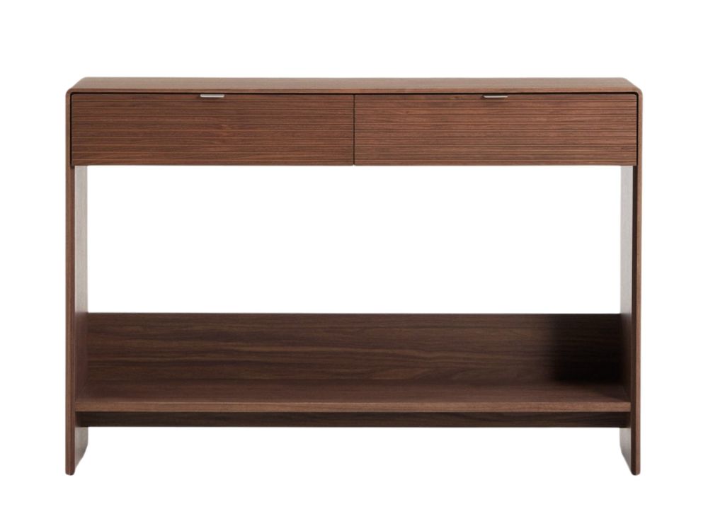 Consoletafel NORLEN - Donker walnootfineer KAV M00063MW09