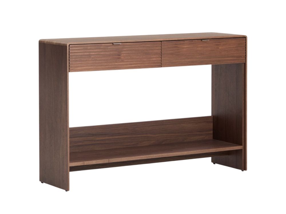 Consoletafel NORLEN - Donker walnootfineer KAV M00063MW09
