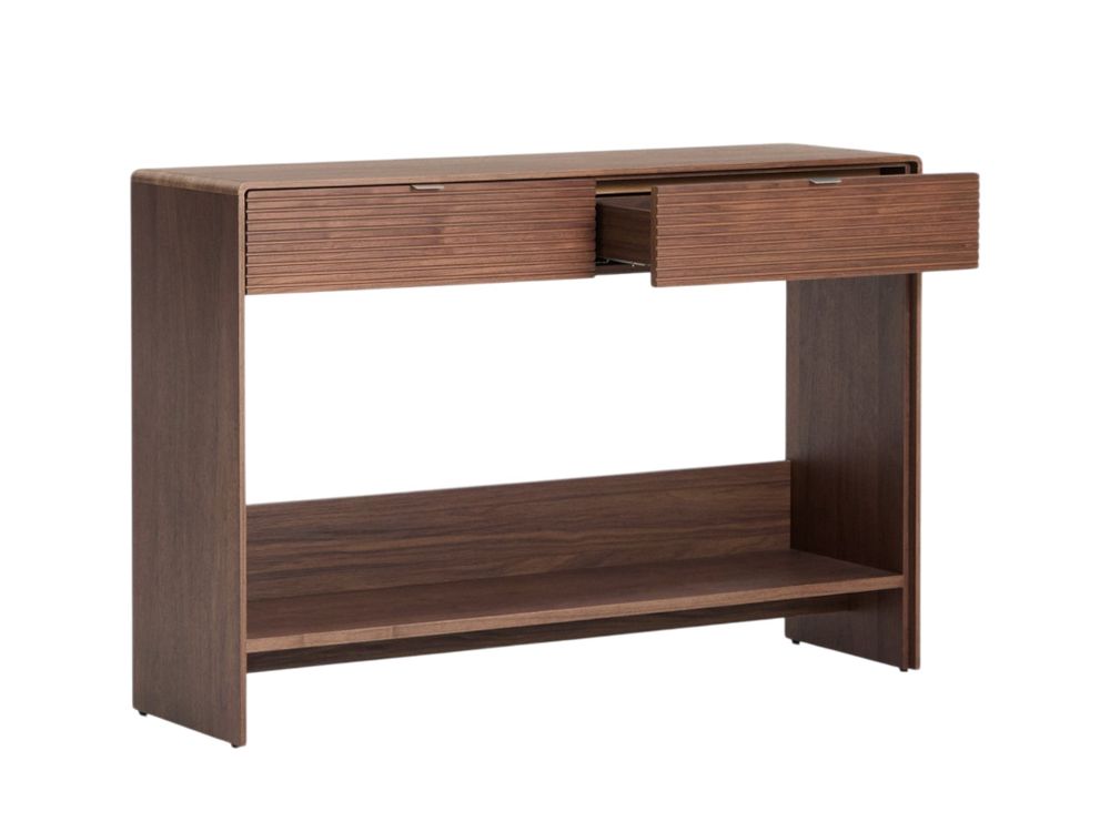 Consoletafel NORLEN - Donker walnootfineer KAV M00063MW09
