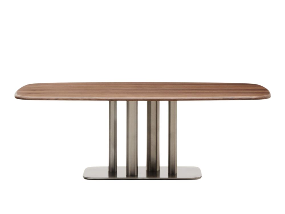 Eetkamertafel MELVAR - Donker walnootfineer KAV T00262WM10