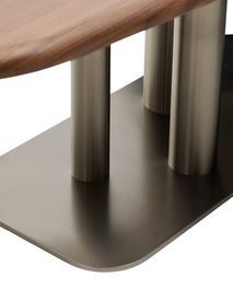 Eetkamertafel MELVAR - Donker walnootfineer KAV T00262WM10