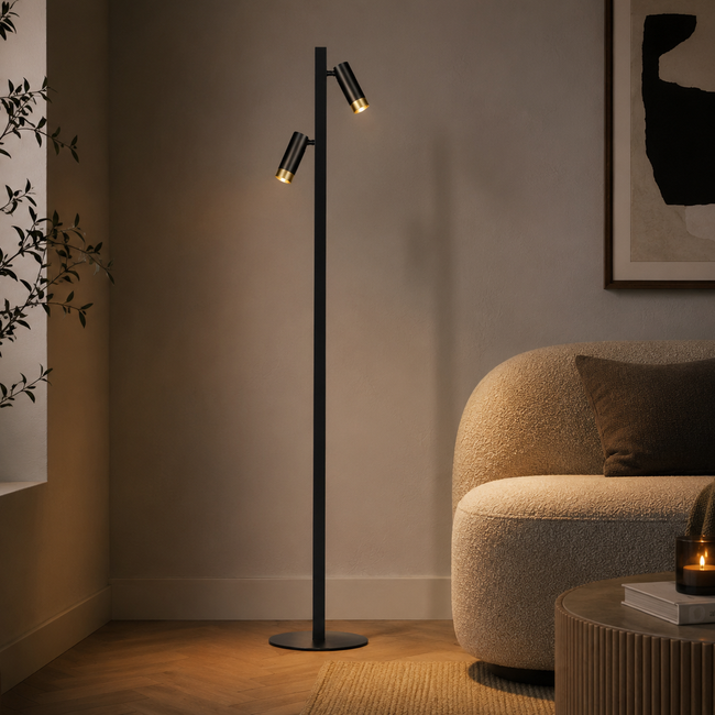 Vloerlamp MILLER - Zwart