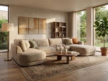 Hoeksalon SEGOVIA - Bruin C-MXF-17-HKS1
