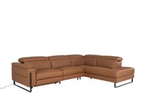 Hoekzetel met elektr. relax en HR35 ONE - Cognac l C-CAL-167-HKS1