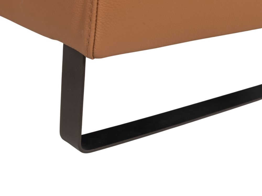 Hoekzetel met elektr. relax en HR35 ONE - Cognac l C-CAL-167-HKS1