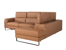 Hoekzetel met elektr. relax en HR35 ONE - Cognac l C-CAL-167-HKS1