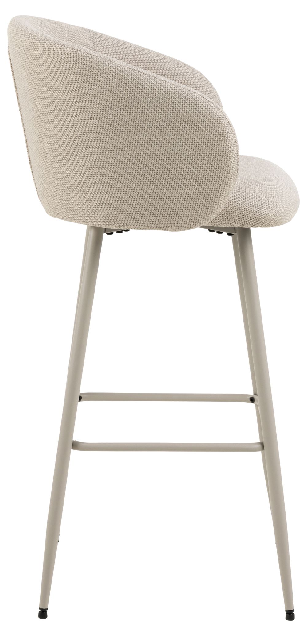 Set van 4 barstoelen ELEANOR - Beige C-ACT-160-SET1